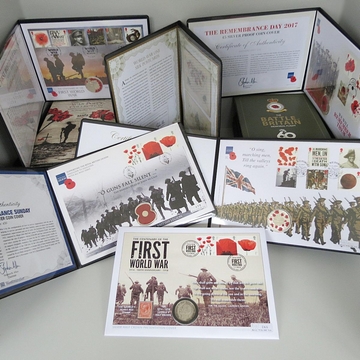 Waorld War Remembrance Coins and Coin Covers