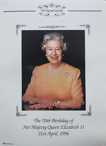 1996 70th Birthday of HM Queen Elizabeth II Coin Covers Collection