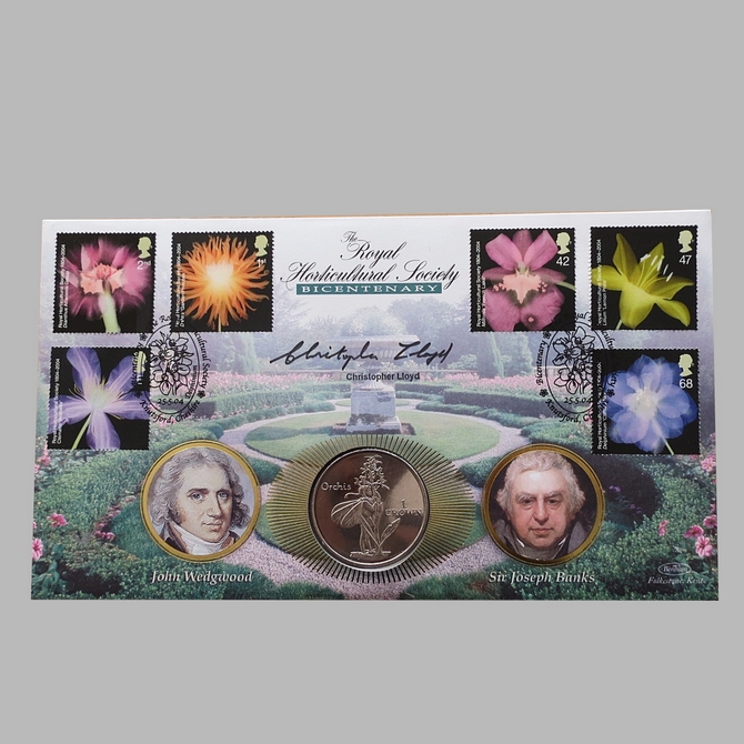 2004 Royal Horticultural Society Bicentenary Crown Coin Cover - Benham First Day Cover