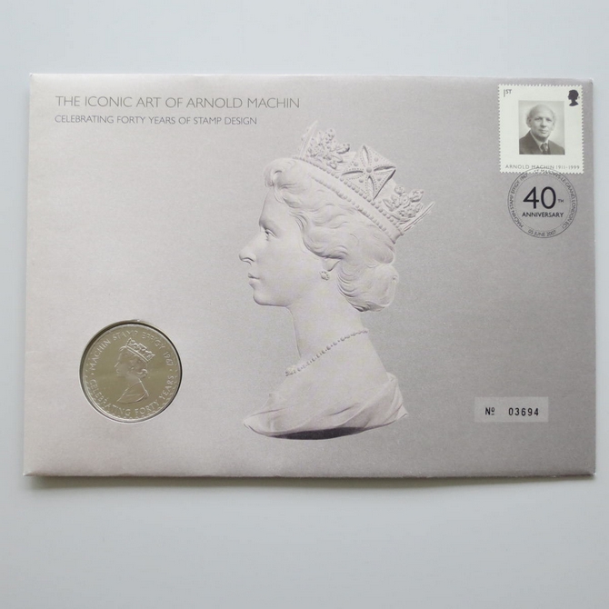 2007 The Iconic Art of Arnold Machin Medal Cover - UK Royal Mail PNC First Day Covers