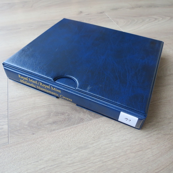 Royal Mail/Royal Mint First Day Coin Cover Album with Slipcase and Sleeves