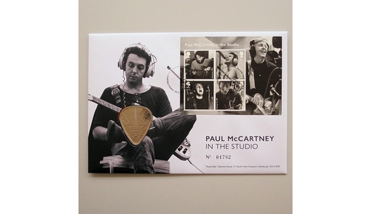 2021 Paul McCartney In The Studio Medal Cover - UK Royal Mail First Day Covers