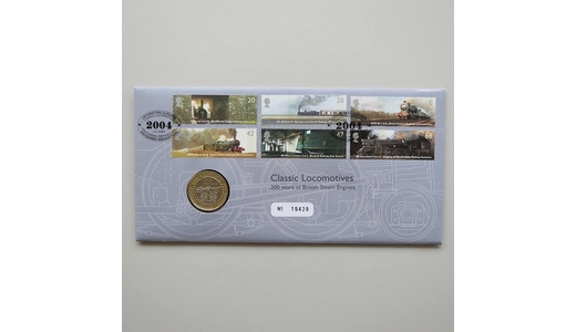 2004 Classic Locomotives 200 Years 2 Pounds Coin Cover - Royal Mail First Day Covers