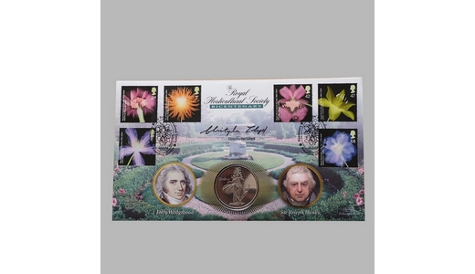 2004 Royal Horticultural Society Bicentenary Crown Coin Cover - Benham First Day Cover