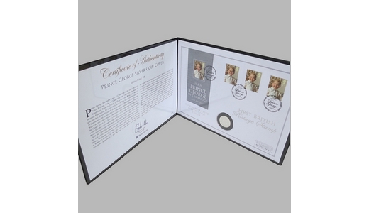 2016 Prince George of Cambridge Silver 20 Pounds Coin Cover - First Day Cover by Westminster