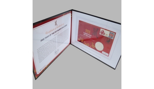 2020 Lunar Year of the Rat 1oz Silver 2 Pounds Coin Cover - First Day Cover by Westminster