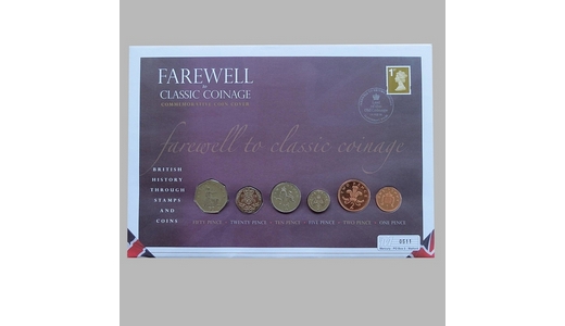 2008 Farewell to Classic Coinage Multi Pence Coins Cover - First Day Cover by Mercury