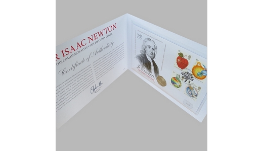 2017 Sir Isaac Newton 50p Pence Coin Cover - First Day Cover by Westminster