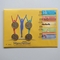 2002 Manchester Commonwealth Games 4x 2 Pounds Coin Cover - Royal Mail First Day Covers