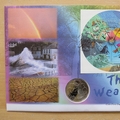 2001 The Weather Alderney 5 Pounds Coin Cover - UK First Day Cover