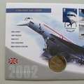 2002 Airliners 1 Crown Coin Cover - Westminster Collection UK First Day Covers