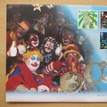 2002 Circus Silver 10 Dollars Coin Cover - UK First Day Cover