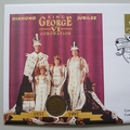 1997 Diamond Jubilee Coronation King George VI 3 Pence Coin Cover - UK First Day Cover