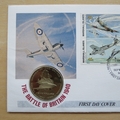1990 Battle of Britain 50th Anniversary 5 Dollars Coin Cover - Marshall Islands First Day Cover