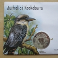 1993 Australia's Kookaburra 1oz Fine Silver One Dollar Coin Cover - Australia First Day Cover