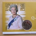 2002 Queen Elizabeth II Golden Jubilee 1 Dollar Coin Cover - Grenada First Day Cover