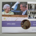 2002 The Queen's Golden Jubilee 50p Coin Cover - Belize First Day Covers