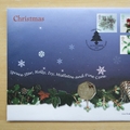 2002 Christmas 2002 Isle of Man 50p Pence Coin Cover - UK First Day Cover