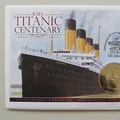 2012 Titanic Centenary 5 Pounds Coin Cover - Gibraltar First Day Covers by Mercury