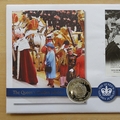 2002 The Queen's Golden Jubilee Silver 50p Pence Coin Cover - Grenada Carriacou First Day Cover