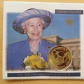 2002 The Queen's Golden Jubilee 50p Pence Coin Cover - First Day Cover UK