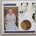 2002 The Queen's Golden Jubilee 5 Pounds Coin Cover - UK First Day Covers