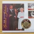 2002 The Queen's Golden Jubilee 50p Pence Coin Cover - Norfolk Island First Day Cover