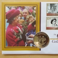 2002 The Queen's Golden Jubilee 50p Coin Cover - Solomon Islands First Day Cover