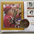 2002 The Queen's Golden Jubilee 50p Pence Coin Cover - Solomon Islands PNC First Day Covers