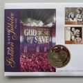 2002 The Queen's Golden Jubilee 50p Pence Coin Cover - St Helena PNC First Day Covers