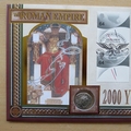 2000 The Roman Empire Silver Roman Denarius Coin Cover - Benham First Day Cover