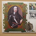 1999 King Charles I 350th Anniversary Silver Shilling Coin Cover - Benham First Day Cover