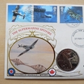 1997 The Supermarine Spitfire 1 Crown Coin Cover - Benham First Day Cover