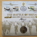 2000 The Battle of Britain 60th Anniversary Crown Coin Cover - Benham First Day Cover