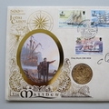 1997 500th Anniversary John Cabot Coin Cover - Benham First Day Cover - Signed