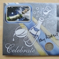 2001 Celebrate Silver Victorian 3d Coin Cover - Benham First Day Cover - Signed