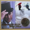 2001 Fabulous Hats Royal Ascot 1 Dollar Coin Cover - Benham First Day Cover - Signed