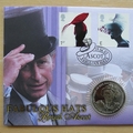 2001 Royal Ascot Fabulous Hats 1 Crown Coin Cover - Benham First Day Cover - Signed
