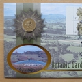 2000 Botanic Gardens Wales 1 Pound Signed Coin Cover - Benham First Day Cover