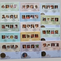 1998 Diana Princess of Wales Commonwealth Coin Cover Set - Benham First Day Covers
