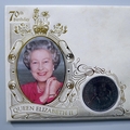 1996 HM Queen Elizabeth II 70th Birthday Crown Coin Cover - Benham First Day Cover - Signed