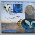 2000 The New Millennium World of Birds 1 Dollar Coin Cover - Benham First Day Cover - Signed