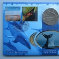 2000 The New Millennium Biodiversity 1 Crown Coin Cover - Benham First Day Cover - Signed