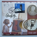 2000 The New Millennium Fine Arts 20 Euros Coin Cover - Benham First Day Cover - Signed