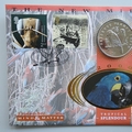 2000 The New Millennium Tropical Splendour 1 Dollar Coin Cover - Benham First Day Cover - Signed