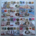 1999 Millennium Countdown Coin Cover Set - Benham First Day Covers Collection - Signed