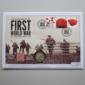 2014 The Centenary of the First World War Silver Half Crown Coin Cover - Westminster First Day Cover