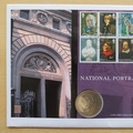 2006 National Portrait Gallery Churchill 1 Crown Coin Cover - First Day Covers by Mercury