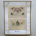 World War One Silk Postcards Set- Westminster WWI Silk Embroidered Written Postcards
