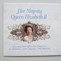 1996 HM Queen Elizabeth II 70th Birthday Guernsey 5 Pounds Coin Cover - First Day Cover